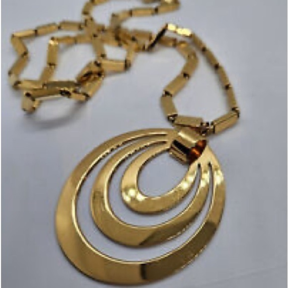 Gold Statement Necklace Monet